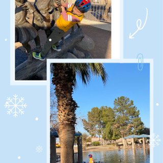 周末|冬日的公园...