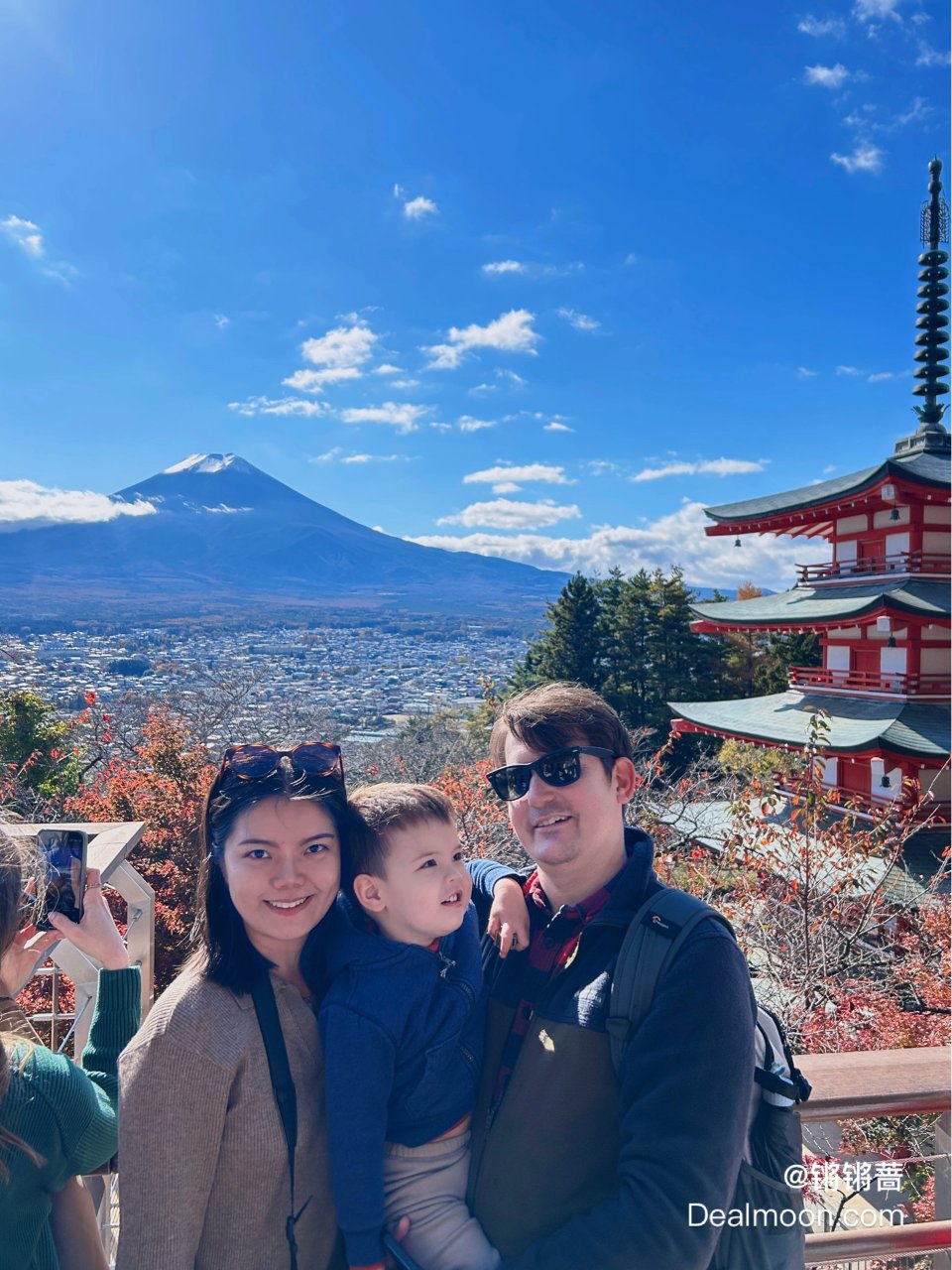 带娃一起看到富士山了！东京直达富士山火车...