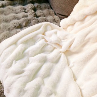 像一片云☁️般柔软🐰罗莱家纺双面绒毛毯太爱了