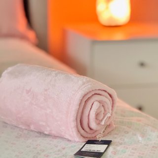 众测体验：颜值在线的罗莱粉红小绒毯🔆
