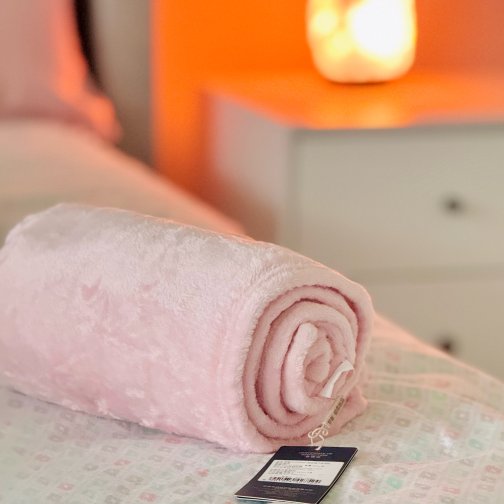 众测体验：颜值在线的罗莱粉红小绒毯🔆