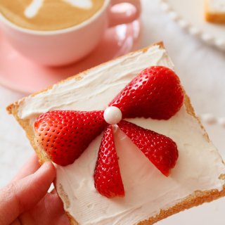 大女主早餐该有的仪式感！｜爆款草莓🍓蝴蝶...