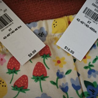 Old Navy童装五折入手花花套装...