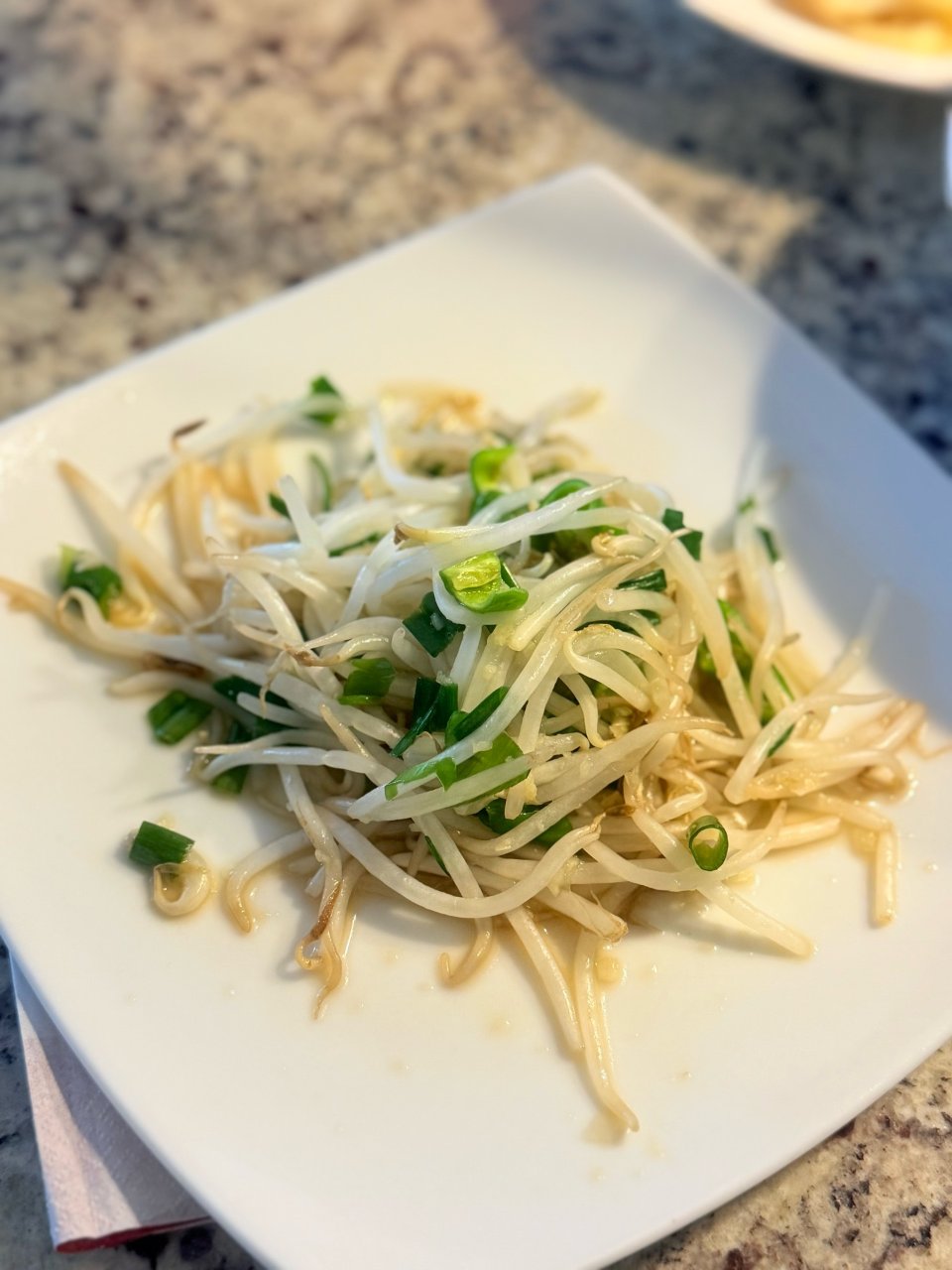 减肥晚餐🍃小葱拌豆芽➕煎豆腐...