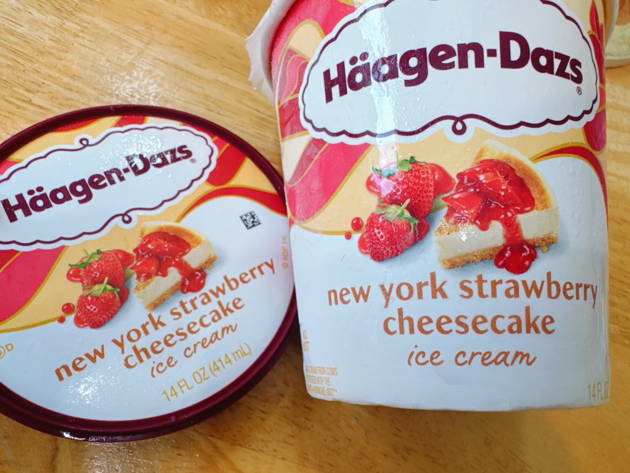 哈根达斯 🍓纽约草莓芝士蛋糕冰淇淋🍦...