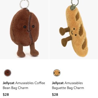 咖啡脑袋必入的Jellycat咖啡豆☕️...
