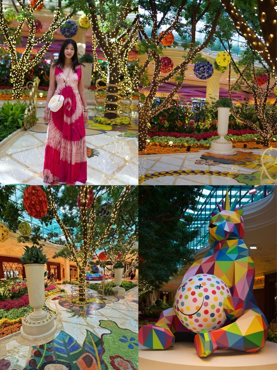 拉斯维加斯｜Wynn奢华酒店必打卡的中厅...