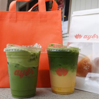 OC咖啡探店｜超浓郁三倍抹茶➕海盐面包卷...