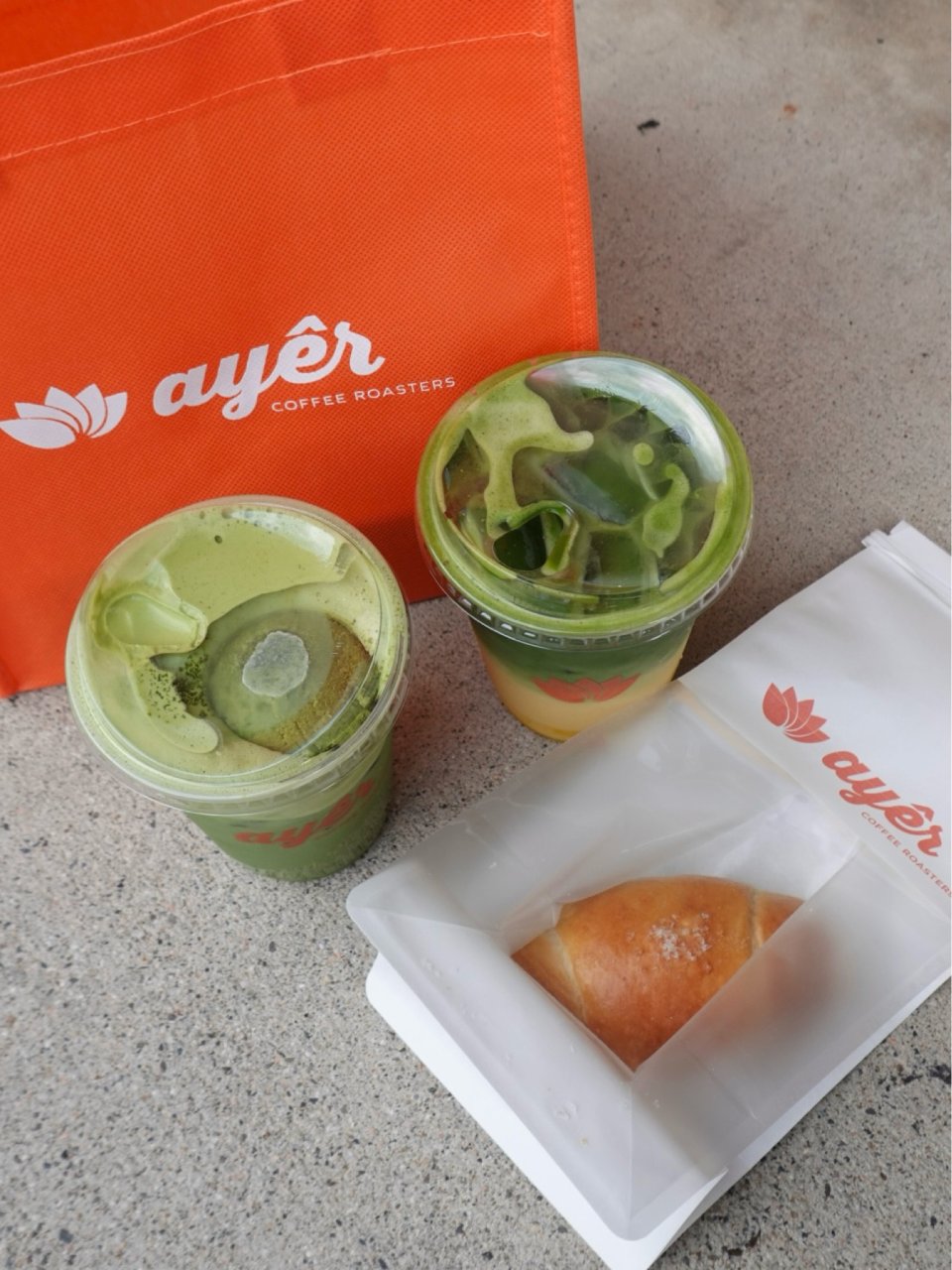 OC咖啡探店｜超浓郁三倍抹茶➕海盐面包卷...