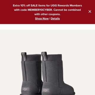 UGG折上折 一眼相中的灰色中筒...