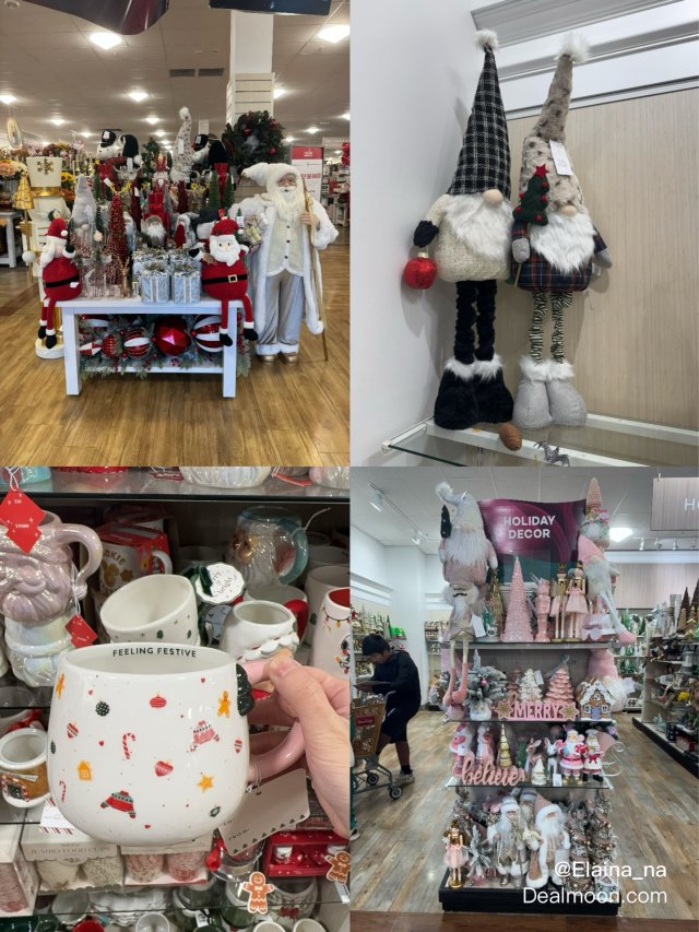 逛圣诞季的HomeGoods，心情...