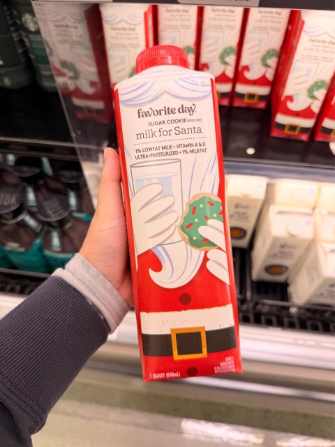 獨家！終於找到美國聖誕限定的聖誕老公公牛奶了！跑了三家買到了！