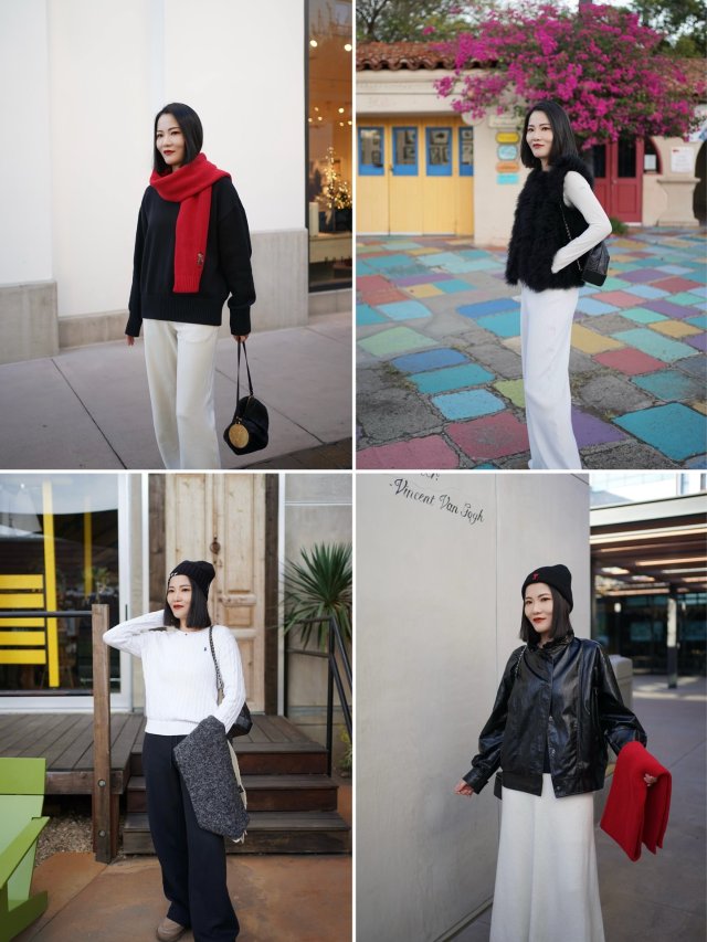 2025年度总结｜24个黑白OOTD