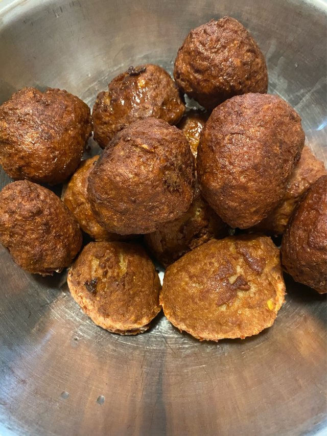 幸福😊感满满的家庭🏠油炸🌻狮子头🦁...