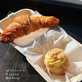 湾区｜法式淳朴乡村风的脆皮可颂和香草奶油...