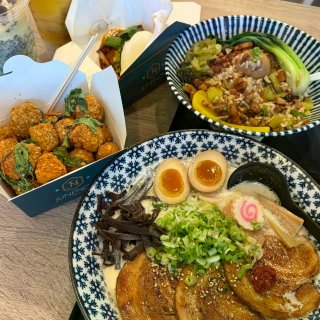 湾区！奶茶店里也能吃到18🔪豚骨拉面了…...