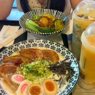 湾区！奶茶店里也能吃到18🔪豚骨拉面了…...
