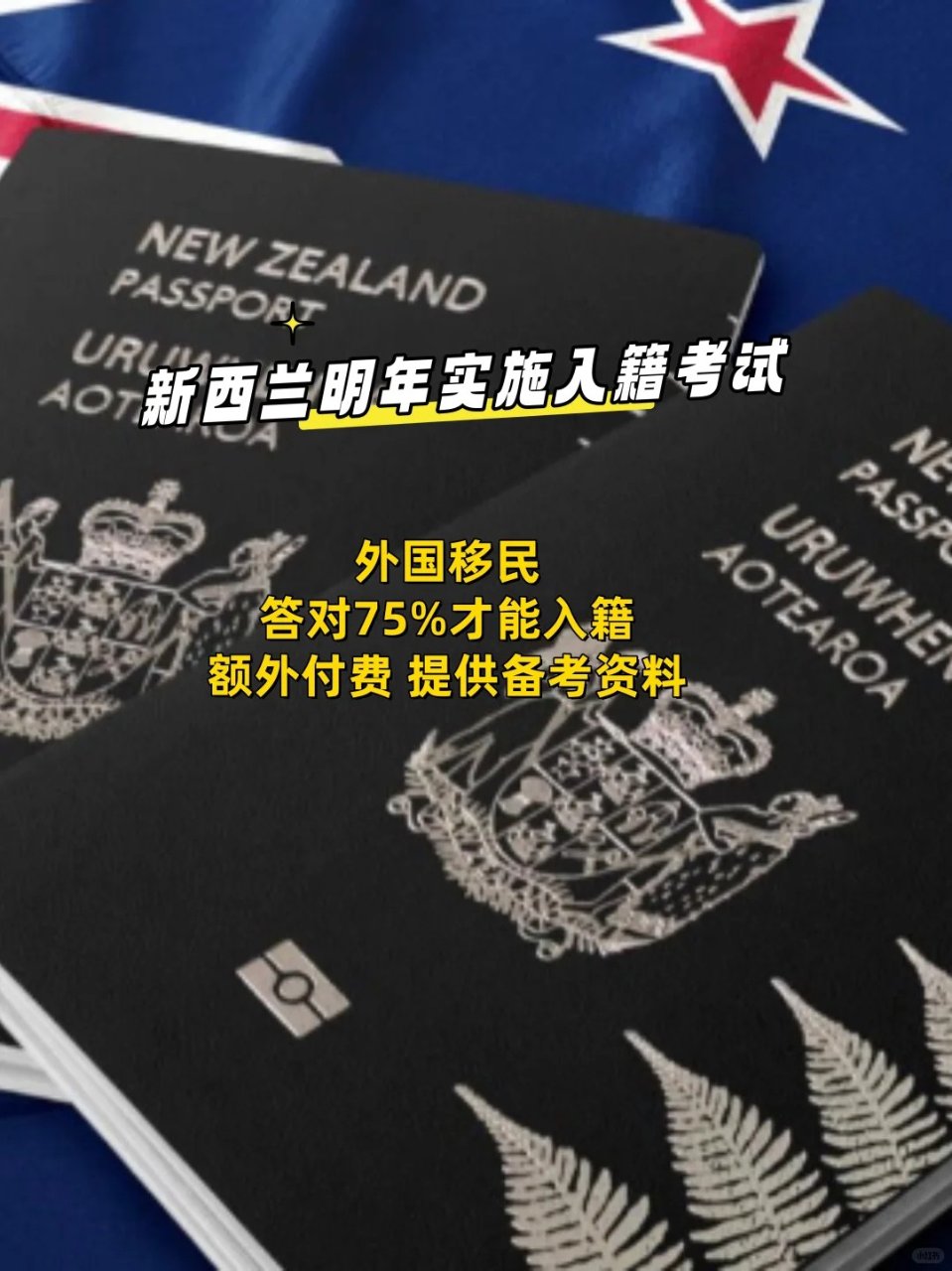 重磅突发！新西兰明年将推出“入籍考试”...