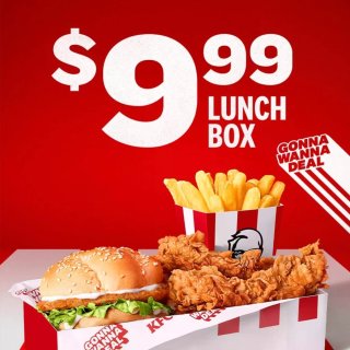 🇳🇿纽村KFC 9.99🔪炸鸡汉堡午餐盒...