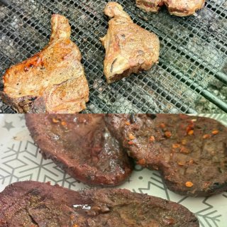 大巴黎78庭院炭火烧烤，和英短蓝猫一起尝...