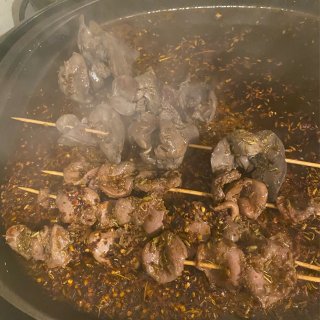 烧烤BBQ鸡心