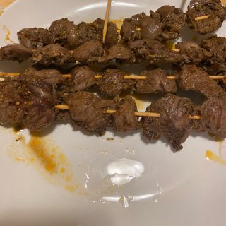 烧烤BBQ鸡心