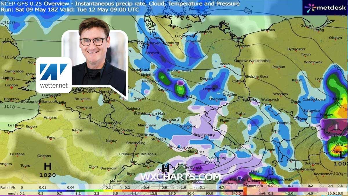 🥶 5月飞雪！德国遭遇北极寒流，气温断崖...