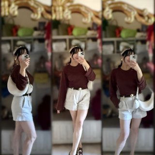 ❤️最近狠狠的被Jcrew这件可可棕li...