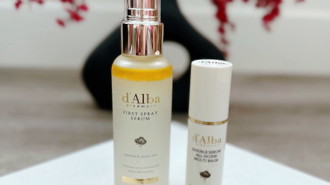 口袋里护肤神器：d Alba 白松露双效精华套装