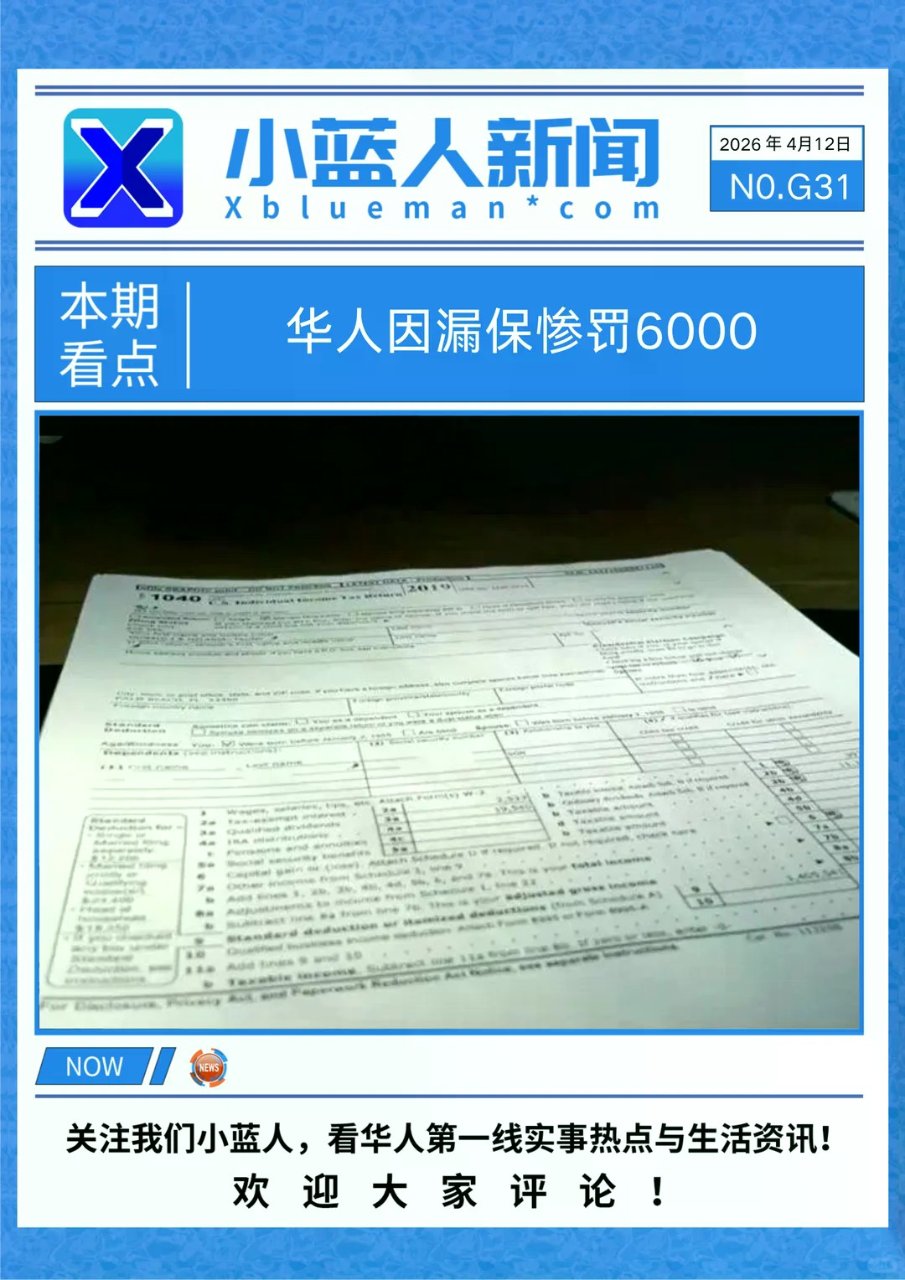 没买保险反被罚6000刀...