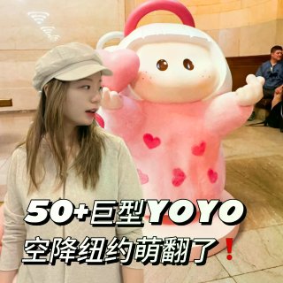 太好拍了🥰50+巨型YOYO空降纽约❗️...