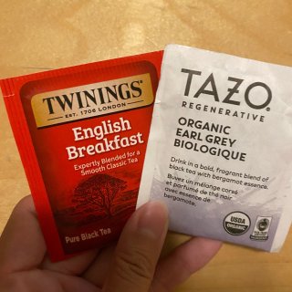 Tazo有机earl grey和川宁英式...