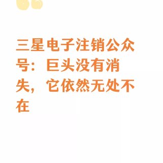 巨头没有消失，它依然无处不在...