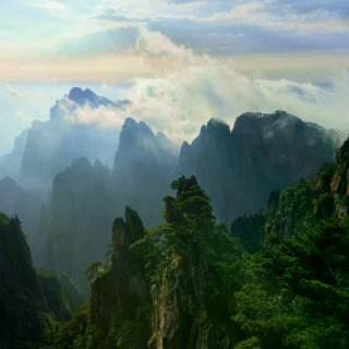 黄山：都不白来嗷！使劲爬就完了...