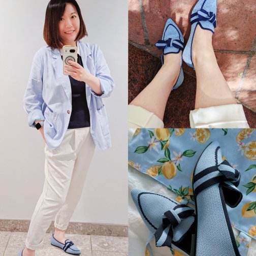 🩵好鞋带你飞🦋VIVAIA蝴蝶结🎀尖头平底鞋