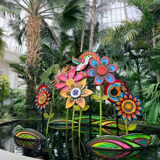 纽约绝美新展🌸被NYBG的复古波普花海硬...