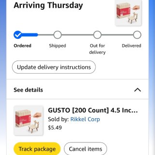 GUSTO [200 Count] 4.5 Inch Wooden Multi-Purpose Popsicle Sticks for Crafts, Ice, Ice Cream, Waxing, and Tongue Depressor Wood Sticks (Formerly Comfy Package) : Arts, Crafts & Sewing