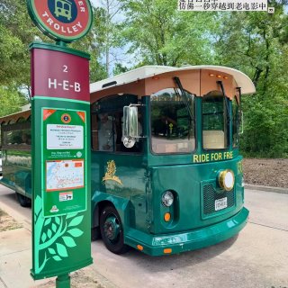 休斯顿竟然有免费的复古铛铛车🚌✨...