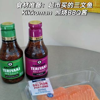 🇺🇸10分钟快手减脂菜！照烧三文鱼超好吃...