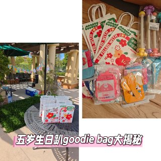 小胖妞五岁生日趴goodie bag大揭...