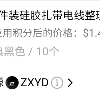 10 件装硅胶扎带电线整理器 ...