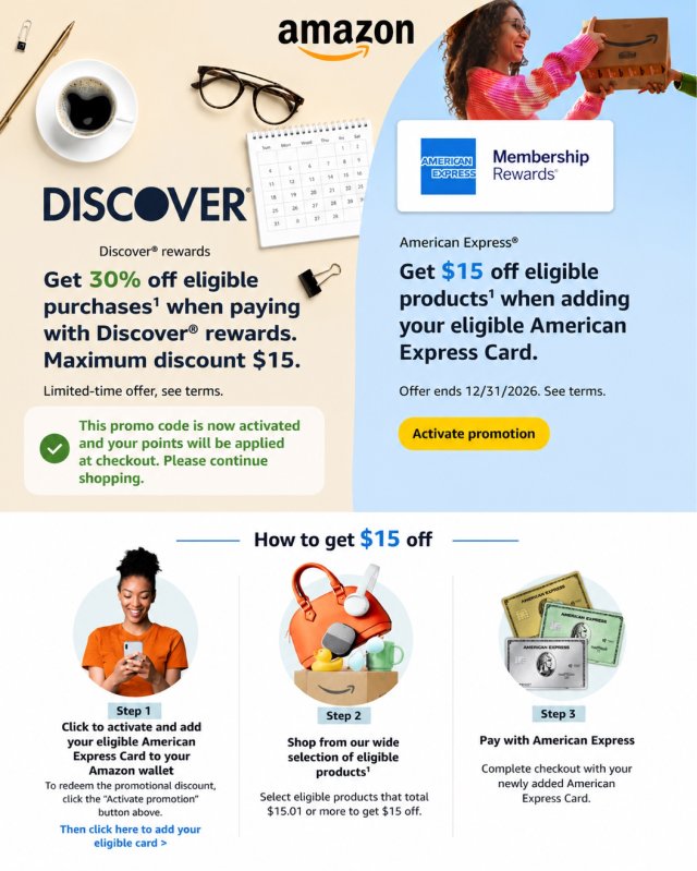 💳 Amazon Amex/Dis...
