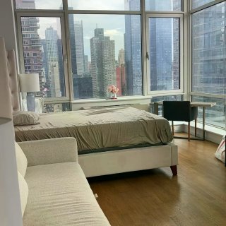 纽约中城海景自购房招租啦！🈶家具拎包入住...