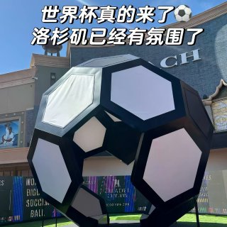 洛杉矶已经开始迎接世界杯了⚽️...