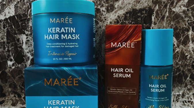 💙宝，给头发做个Spa，它值得被温柔以待~MAREE深层修护发质套装