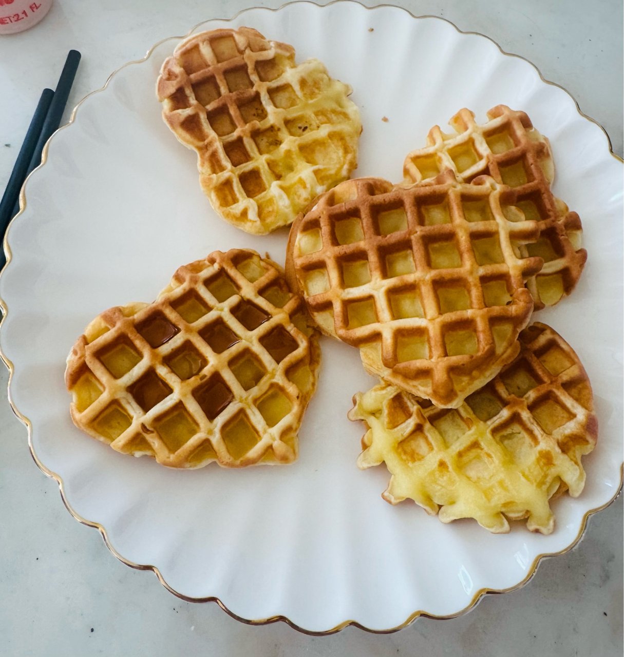 爱心waffle