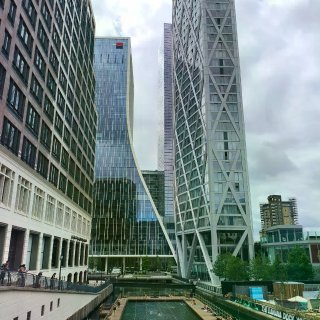 狗岛，伦敦非常现代的区...