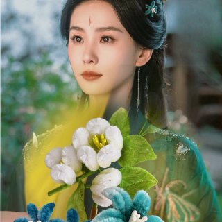 刘诗诗灵感穿搭｜旗袍配绒花，就是顶呱呱...