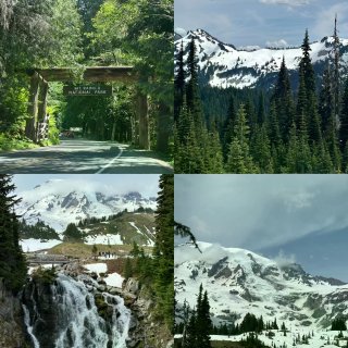 6.1雷尼尔山🏔️实况｜美到失语！...