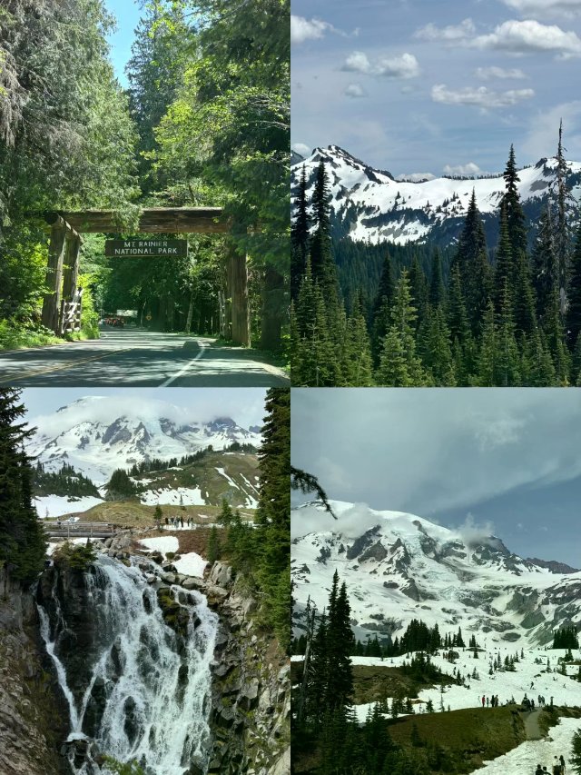 6.1雷尼尔山🏔️实况｜美到失语！
